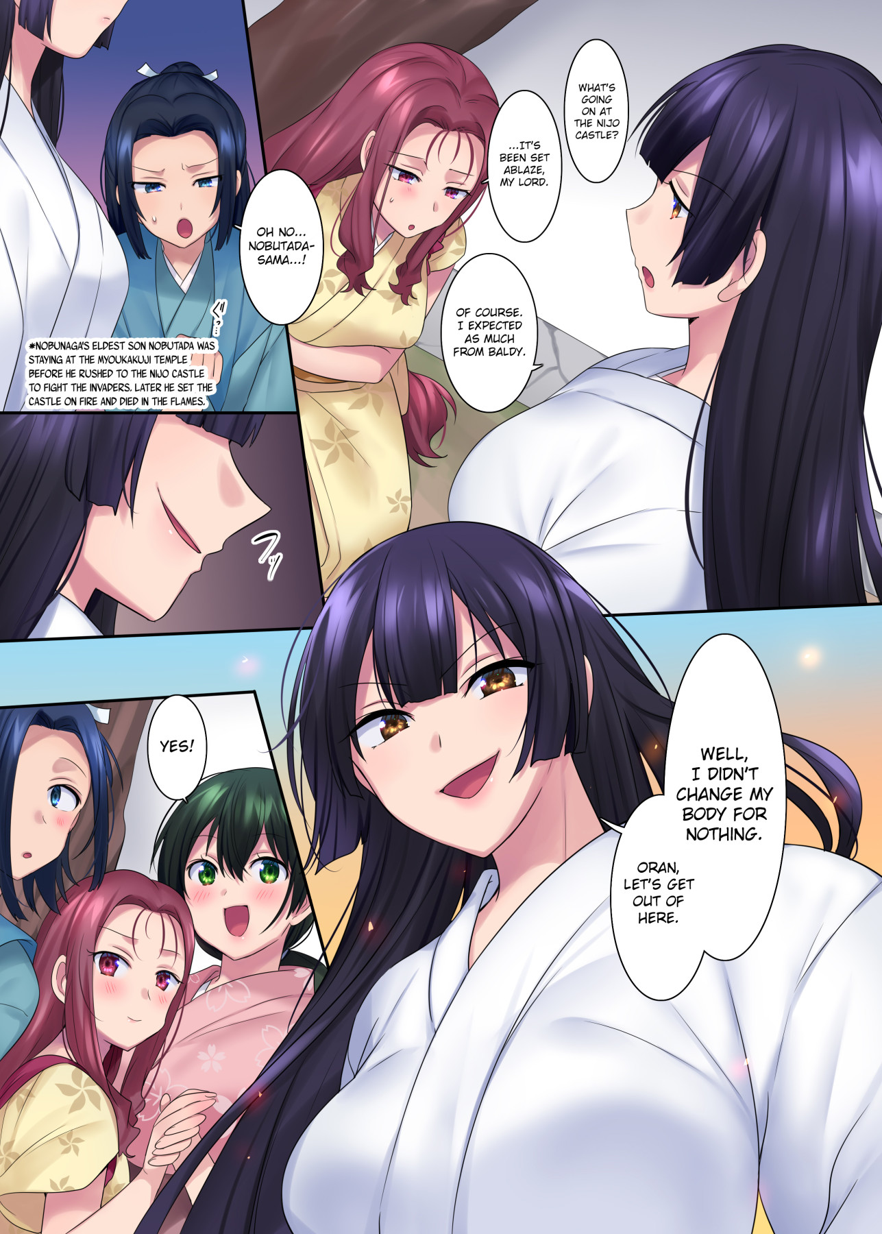 Hentai Manga Comic-Honnoji Transformation ~Nobunaga was Turned into a Girl~-Read-16